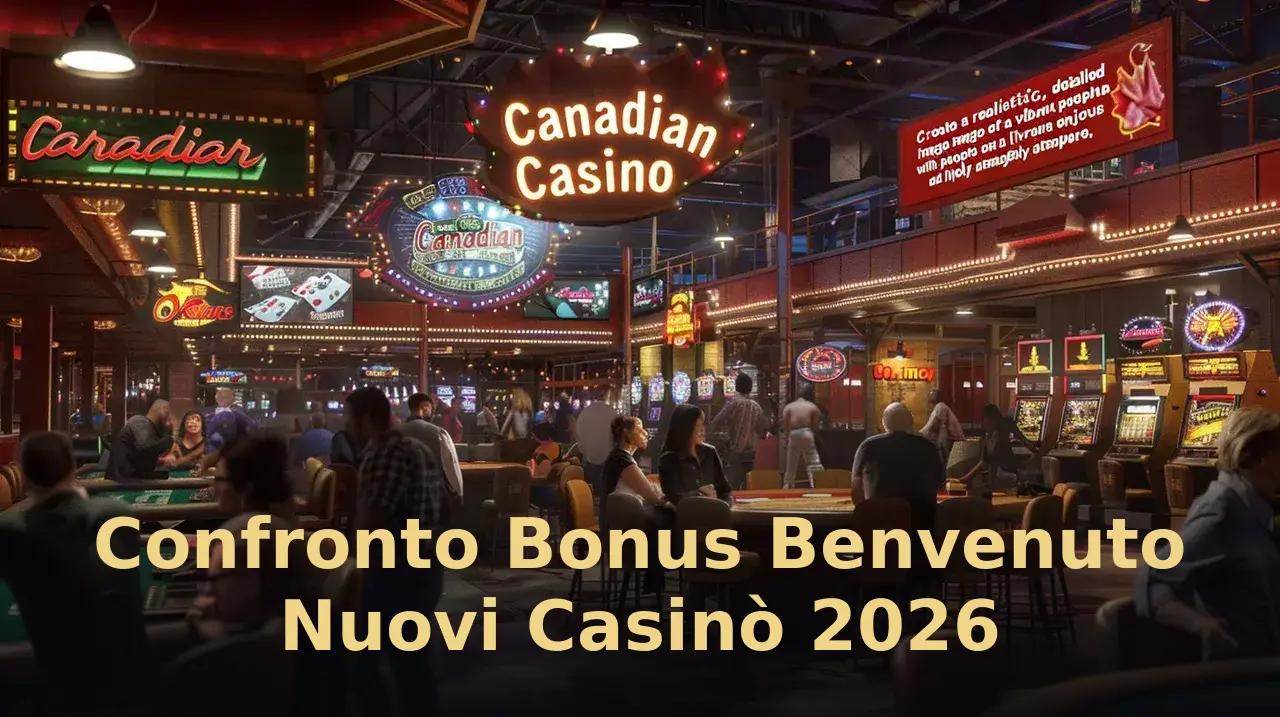 Confronto Bonus Benvenuto Nuovi Casinò 2026